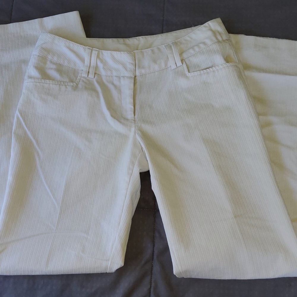 Solid White Wide Leg Flare Jeans Low Mid Rise Stretch Pants Y2K